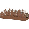 Clayre & Eef 6Y5783 Pojemnik na tealighty Houses Brown 30x9x11 cm Styl wiejski