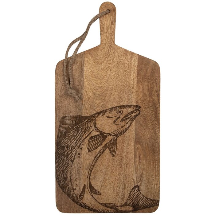 Clayre & Eef 6H2391 Deska do krojenia dekoracyjna drewno naturalny brąz 25x2x50 cm