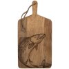 Clayre & Eef 6H2391 Deska do krojenia dekoracyjna drewno naturalny brąz 25x2x50 cm