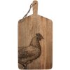 Clayre & Eef 6H2392 Deska do krojenia dekoracyjna naturalny brąz 25x50x2 cm styl wiejski