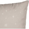 Clayre & Eef KT021.408 Poszewka na poduszkę Beżowa 45x45 cm Zimowy motyw w stylu wiejskim