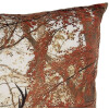 Poszewka na poduszkę Clayre & Eef motyw jelenia brązowy pomarańczowy 45x45 cm styl country