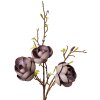 Clayre & Eef 5PL0169BL Gałązka dekoracyjna fioletowo-brązowa 106 cm Plastik