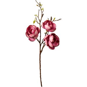 Clayre & Eef 5PL0169PA Gałązka dekoracyjna różowo-brązowa 20x20x106 cm Plastik