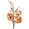 Clayre & Eef 5PL0169Y Dekoracja gałązka z kwiatami żółto-brązowa 20x20x106 cm