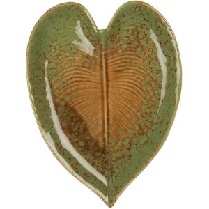 Clayre & Eef 6CE2154 Miska Leaf Green Brown 15x11x2...