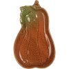 Clayre & Eef 6CE2155 Miska Dynia Ceramika Pomarańczowa Zielona 17x10x2 cm