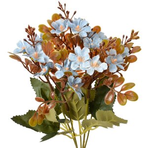 Clayre & Eef 6PL0380BL Sztuczny kwiat niebieski 33 cm