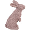 Clayre & Eef 6PR5149 Dekoracja Królik różowy 19x11x26 cm polyresin