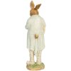 Clayre & Eef 6PR5448 Dekoracja Królik Polyresin Beige Green 15x12x33 cm