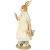 Clayre & Eef 6PR5449 Dekoracja Królik Beżowy Żółty 15x12x32 cm