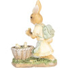 Clayre & Eef 6PR5452 Dekoracja Królik 10x6x13 cm Polyresin Beige Yellow