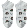 Juleeze JZSSK0019 Skarpetki do trampek Burger Motif Biały Rozmiar 36-41