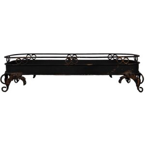 Clayre & Eef 5Y1284 Taca z czarnego żelaza 55x20x14...