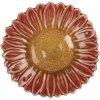 Clayre & Eef 6CE2158 Miska Kwiat Czerwony Żółty Ø14x3cm