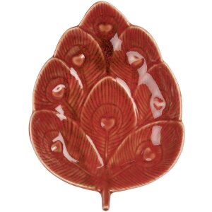 Clayre & Eef 6CE2160 Miska Artichoke Ceramic Red...