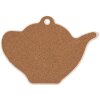 Clayre & Eef Ceramiczna podkładka pod patelnię Boho Niebiesko-Fioletowa 24x17 cm