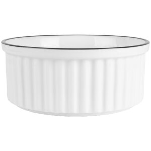 Clayre & Eef 6CEBO0211 Miska ceramiczna biała czarna...