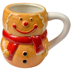 Clayre & Eef Kubek Piernikowy Ludzik Ceramiczny 525ml...