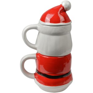 Clayre & Eef Kubek Świąteczny Święty Mikołaj 300/375ml