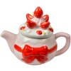 Clayre & Eef Dzbanek do herbaty "Strawberry Cake" Różowy 325ml