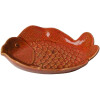 Clayre & Eef 6CE2162 Miska Ryba Ceramiczna Pomarańczowa 16x11x3 cm