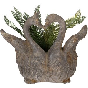 Clayre & Eef 5MG0058 Doniczka dekoracyjna szaro-brązowa 49x27x37 cm