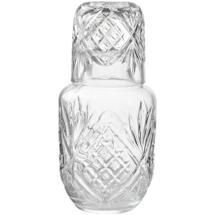 Clayre & Eef Karafa z Kieliszkiem 550ml Transparent