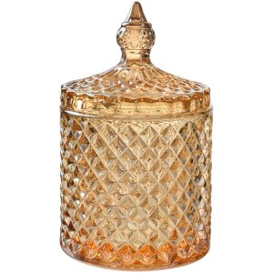 Clayre & Eef Słoik z Pokrywką Żółty...