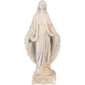 Clayre & Eef Figura Marii Beżowo-Brązowa 17x12x41 cm