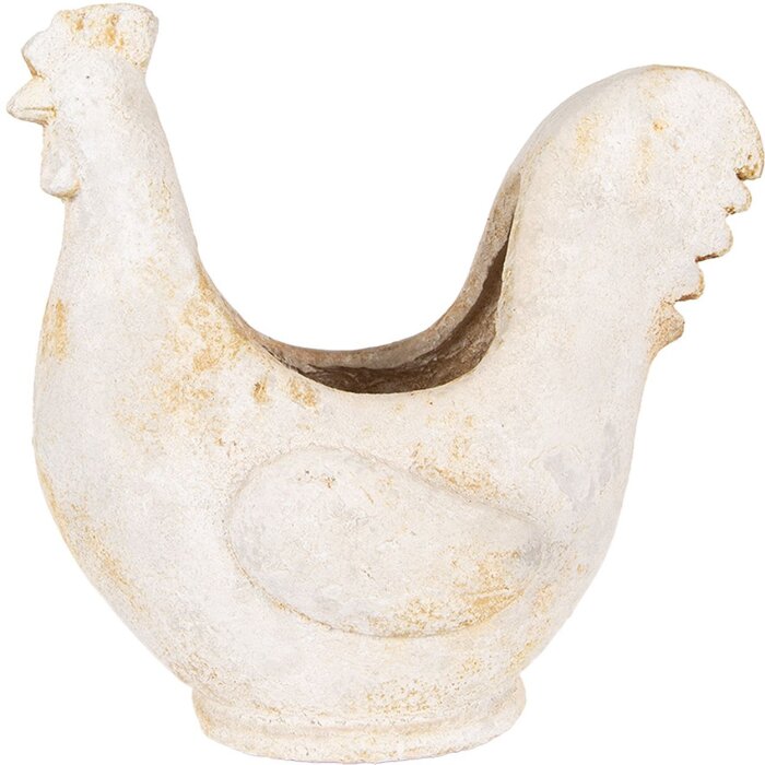 Clayre & Eef 6MG0115 Doniczka dekoracyjna beżowo-brązowa 36x18x35 cm