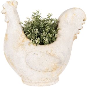 Clayre & Eef 6MG0115 Doniczka dekoracyjna beżowo-brązowa 36x18x35 cm