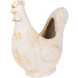 Clayre & Eef 6MG0115 Doniczka dekoracyjna beżowo-brązowa 36x18x35 cm