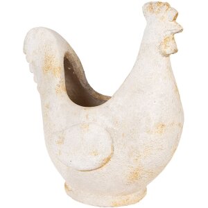 Clayre & Eef 6MG0115 Doniczka dekoracyjna beżowo-brązowa 36x18x35 cm
