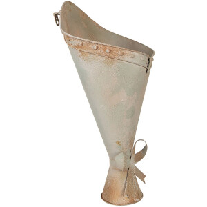 Clayre & Eef Doniczka Żelazna Vintage Zielony 50 cm