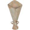 Clayre & Eef Doniczka Żelazna Vintage Zielony 50 cm