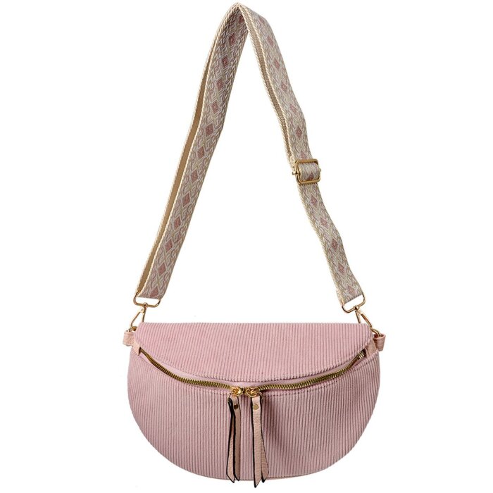 Juleeze JZBG0305P Torba na ramię różowa 25x16x7 cm Syntetyczny pasek na ramię