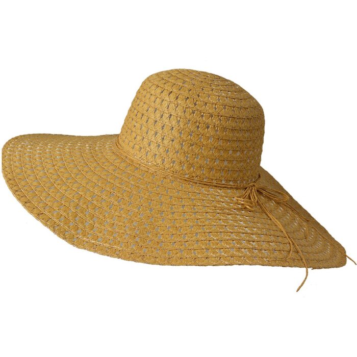 Juleeze JZHA0117 kapelusz brązowy 57 cm kapelusz damski kapelusz plażowy pleciona struktura