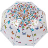 Parasol Juleeze JZUM0093 Przezroczysty motyw motyla Ø 90x82 cm Niebieski