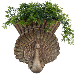 Clayre & Eef 6MG0111 Dekoracja doniczkowa brązowa 36x12x39 cm Wnętrze
