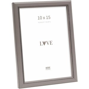 Ramka na zdjęcia Deknudt S236F7 szara drewniana 10x15 cm...