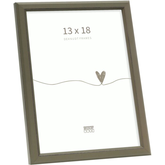Deknudt S236F8 Ramka na zdjęcia khaki zielona 13x18 cm rustykalna