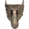 Clayre & Eef 6MG0112 Dekoracja Doniczka Brązowy Zielony 30x15x43 cm Styl Barokowy