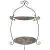 Clayre & Eef 6Y5657 Etażer 34x32x50 cm Zielony Brąz Antyczny Metal Styl Vintage