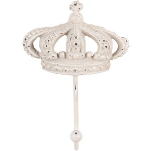 Clayre & Eef 6Y5773 Hak ścienny Iron White Antique...
