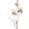 Clayre & Eef 50806 Dekoracja gałązka z motylami zielona 14x5x85 cm