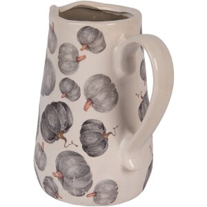 Clayre & Eef Dekoracyjny dzbanek z motywem dyni 16x12x18 cm