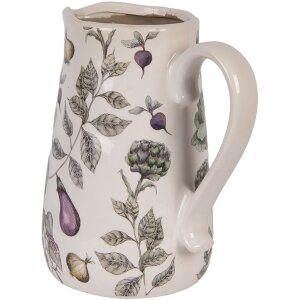 Clayre & Eef Dzbanek Dekoracyjny z Motywem Warzywnym 21x15x23 cm