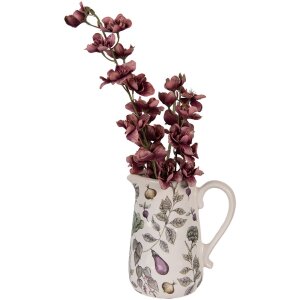 Clayre & Eef Dzbanek Dekoracyjny z Motywem Warzywnym 21x15x23 cm