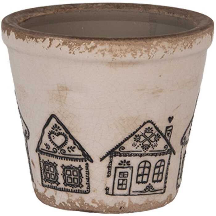 Clayre & Eef 6CE2123XS Dekoracyjny doniczka Ø 8x7 cm